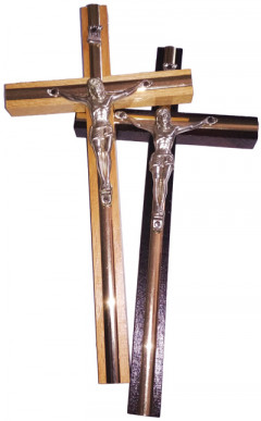 Хрест дерев’яний із Розп’яттям (20 см)